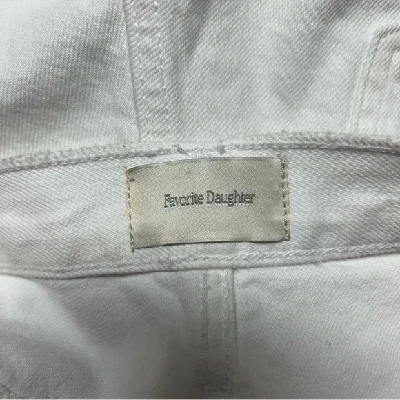 Favorite Daughter The Otto High Rise Boyfriend Jeans In Whistler White NWT - Picture 9 of 12